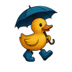 Lucky-no puddle